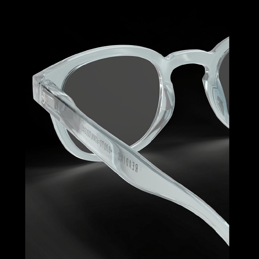 Greige Izipizi Reading Glasses - Style C - Frozen Blue