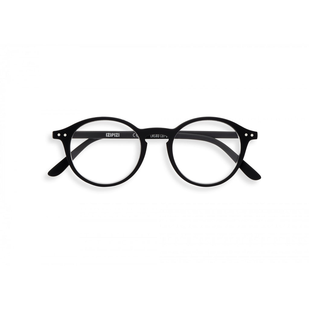 greige Izipizi Reading Glasses - Style D - Black