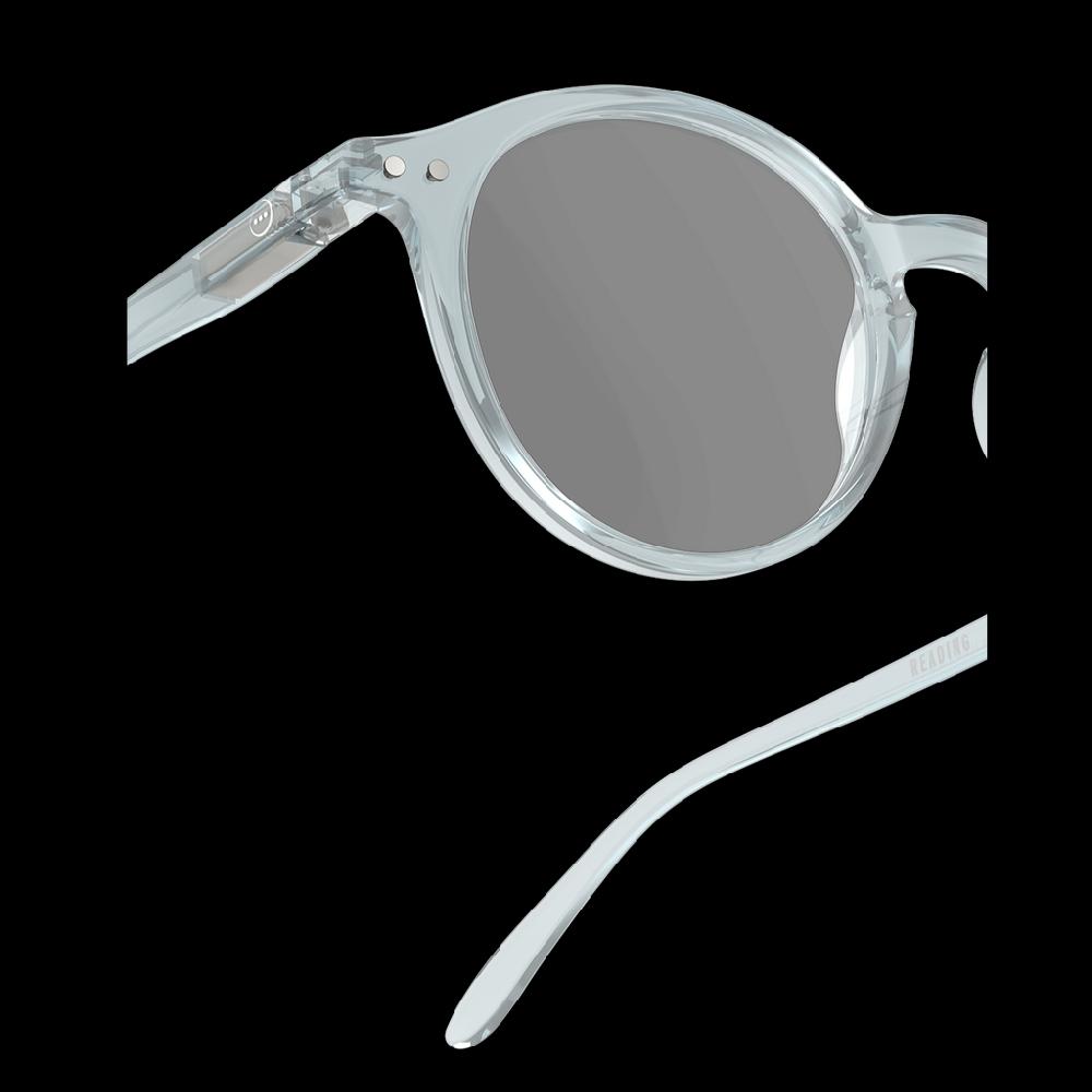 Greige Izipizi Reading Glasses - Style D - Frozen Blue