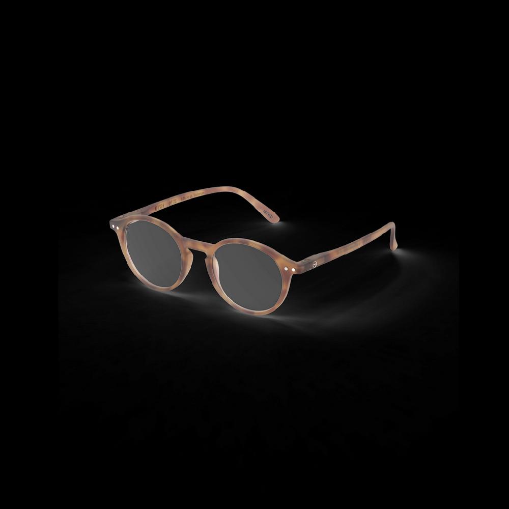 greige Izipizi Reading Glasses - Style D - Havana