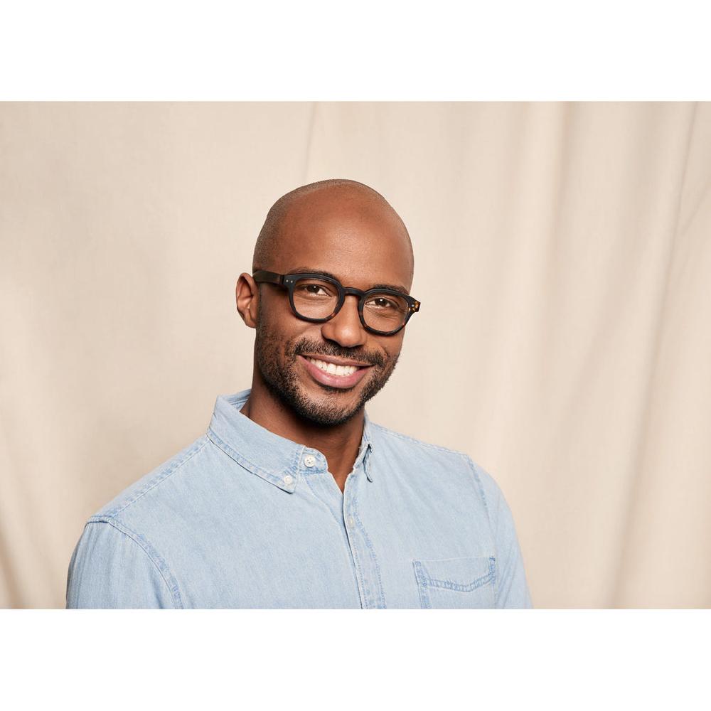 Greige Izipizi Reading Glasses - Style D - Tortoise