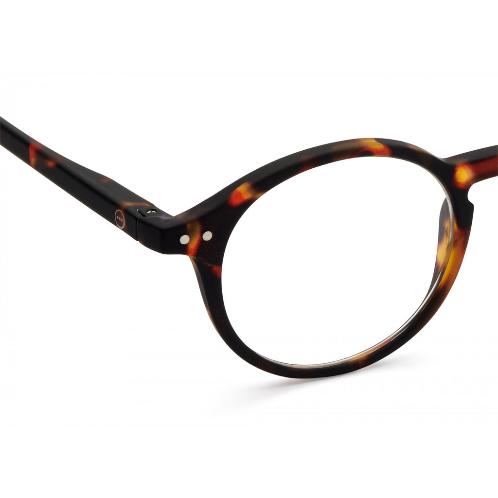 Greige Izipizi Reading Glasses - Style D - Tortoise