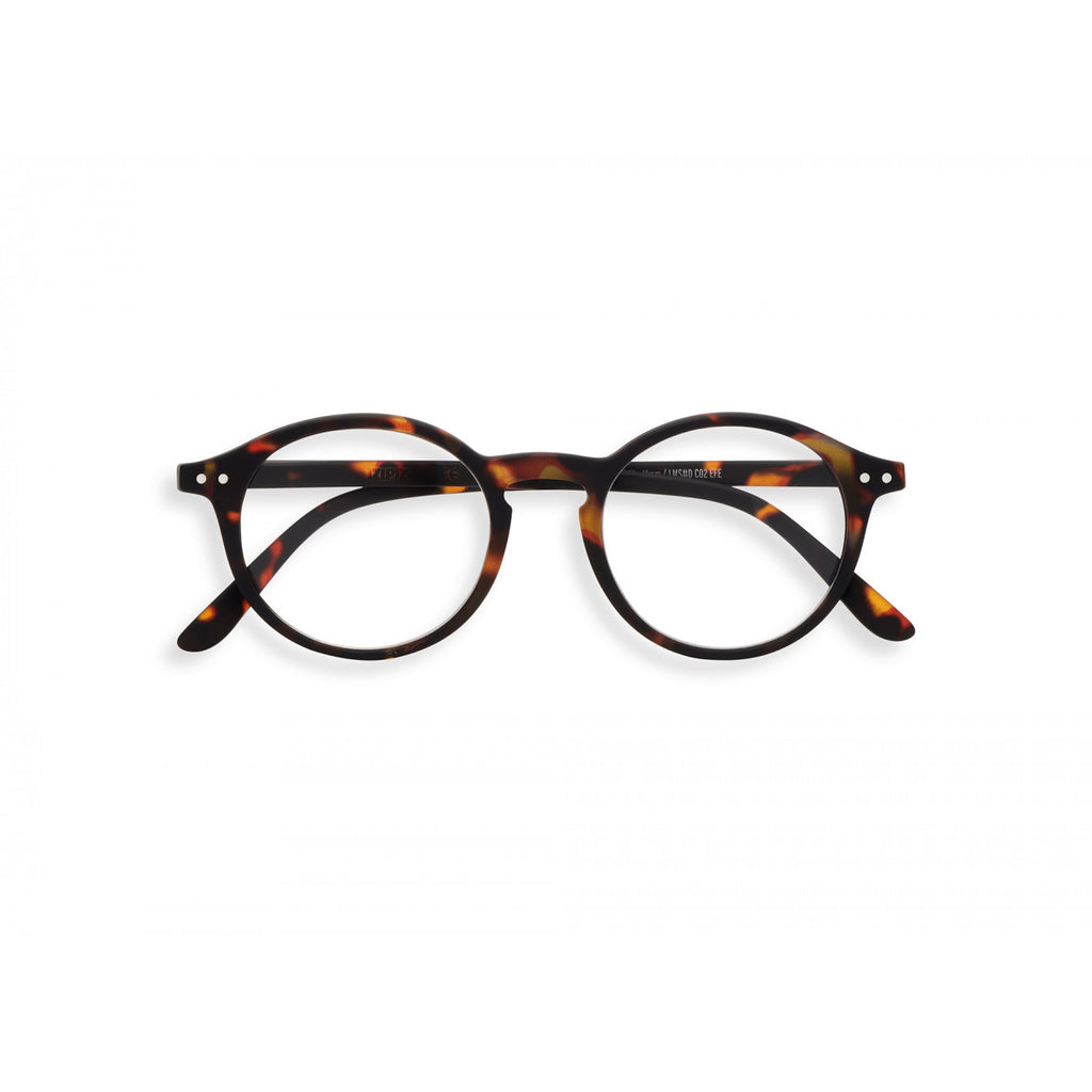greige Izipizi Reading Glasses - Style D - Tortoise