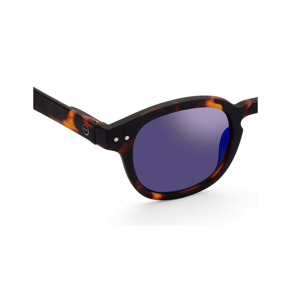 Greige Izipizi Sunglasses - Style C - Tortoise Mirror