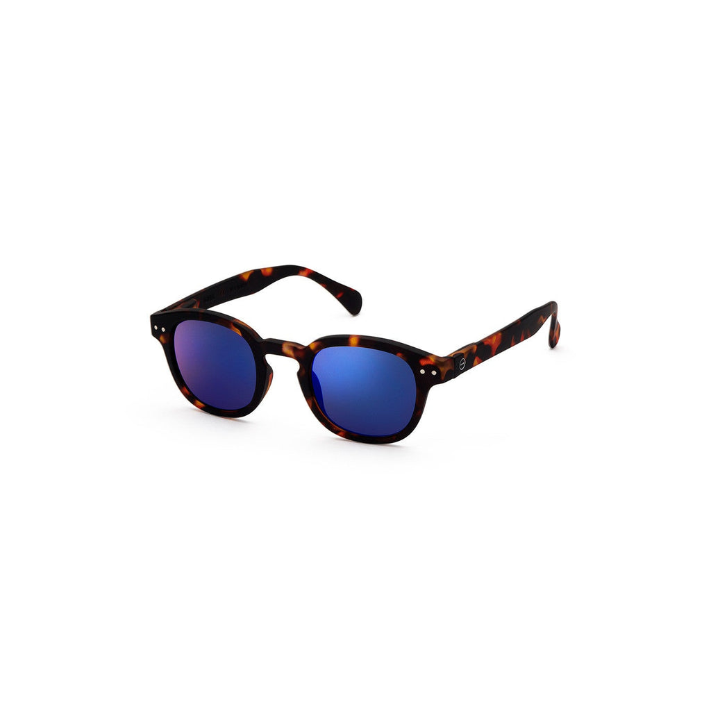 Greige Izipizi Sunglasses - Style C - Tortoise Mirror