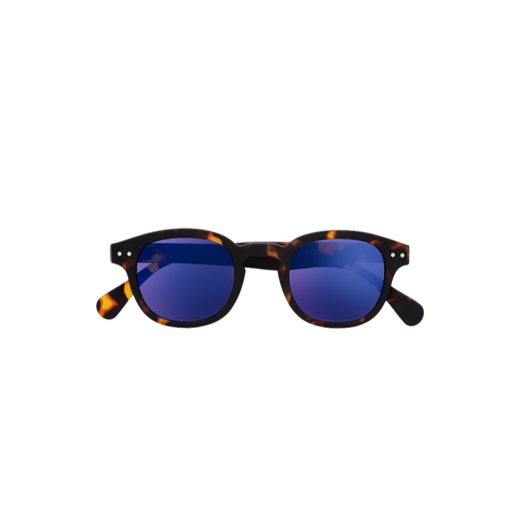 greige Izipizi Sunglasses - Style C - Tortoise Mirror