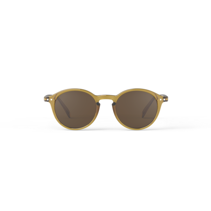 greige Izipizi Sunglasses - Style D - Golden Green