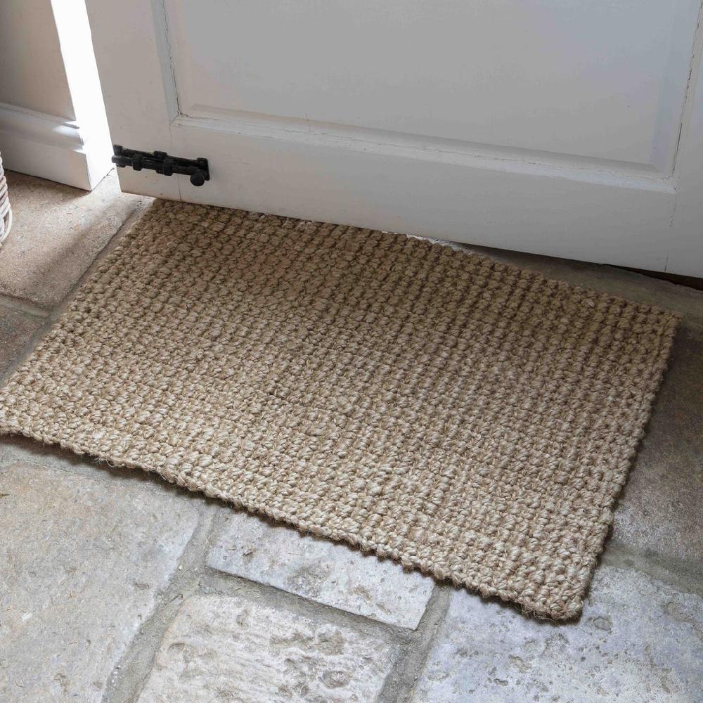 greige Jute Doormat - Natural