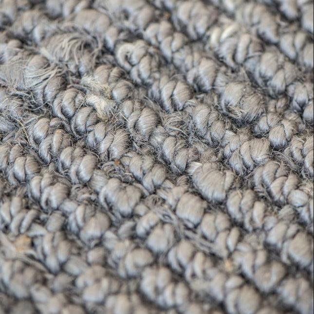 Greige Jute Doormat With Rubber Backing - Taupe