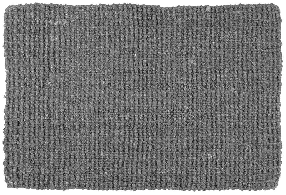 greige Jute Doormat with Rubber Backing - Taupe