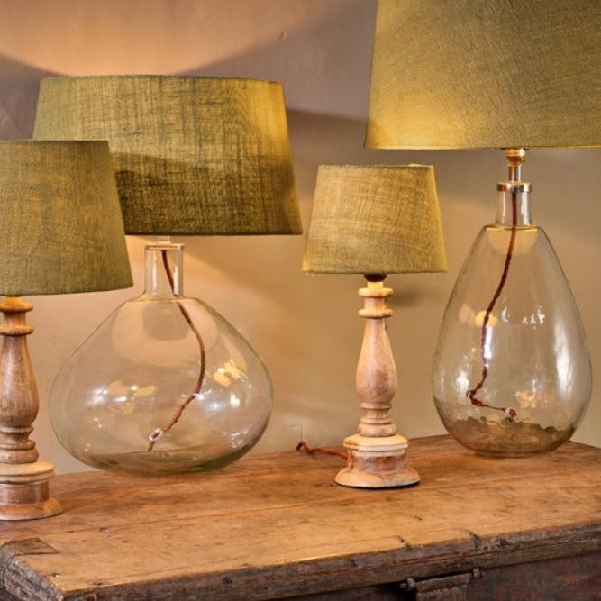 Greige Jute Lampshade - Natural - Four Sizes