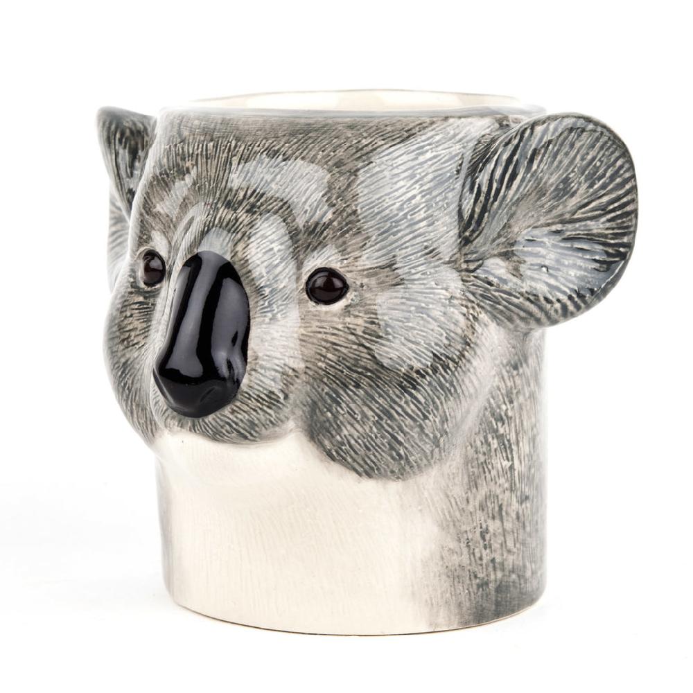 Greige Koala Pencil Pot By Quail Ceramics