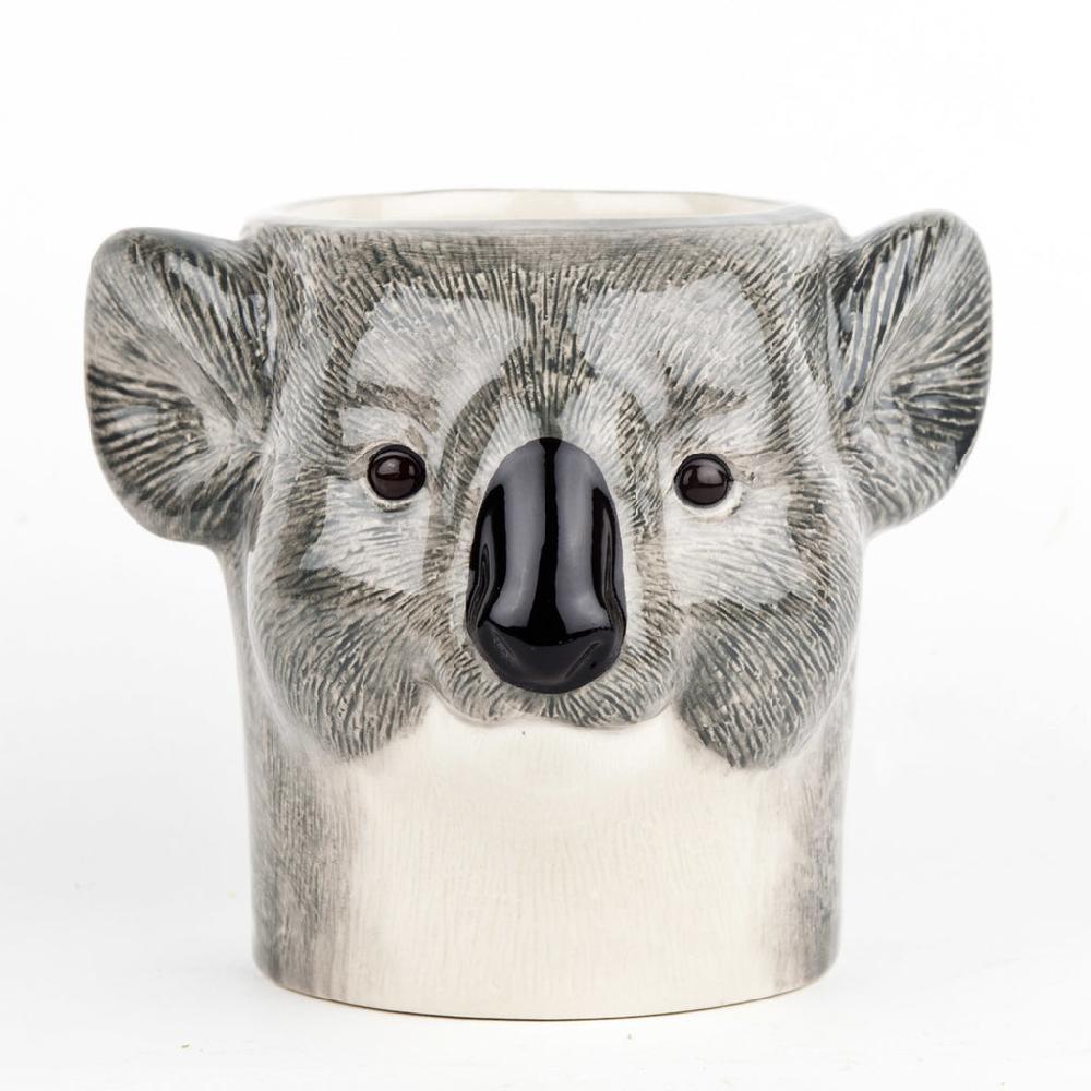 Greige Koala Pencil Pot By Quail Ceramics