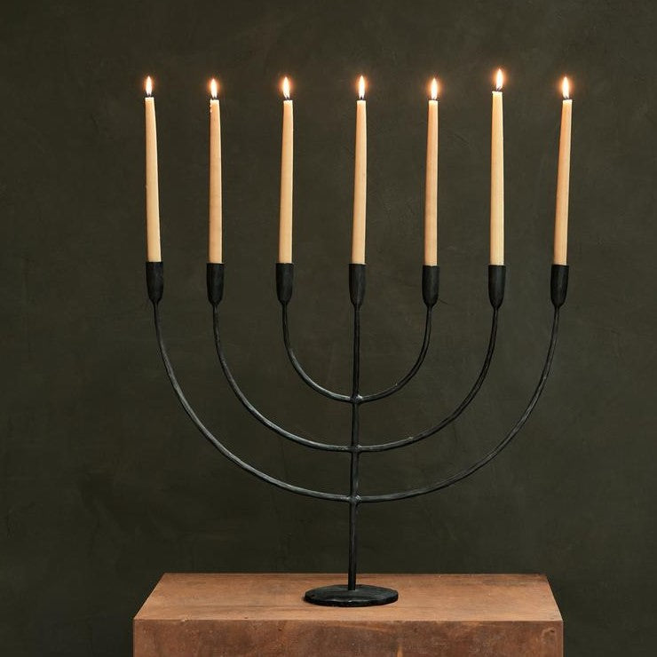 Greige Large Arc Candelabra - Antique Black Or Brass