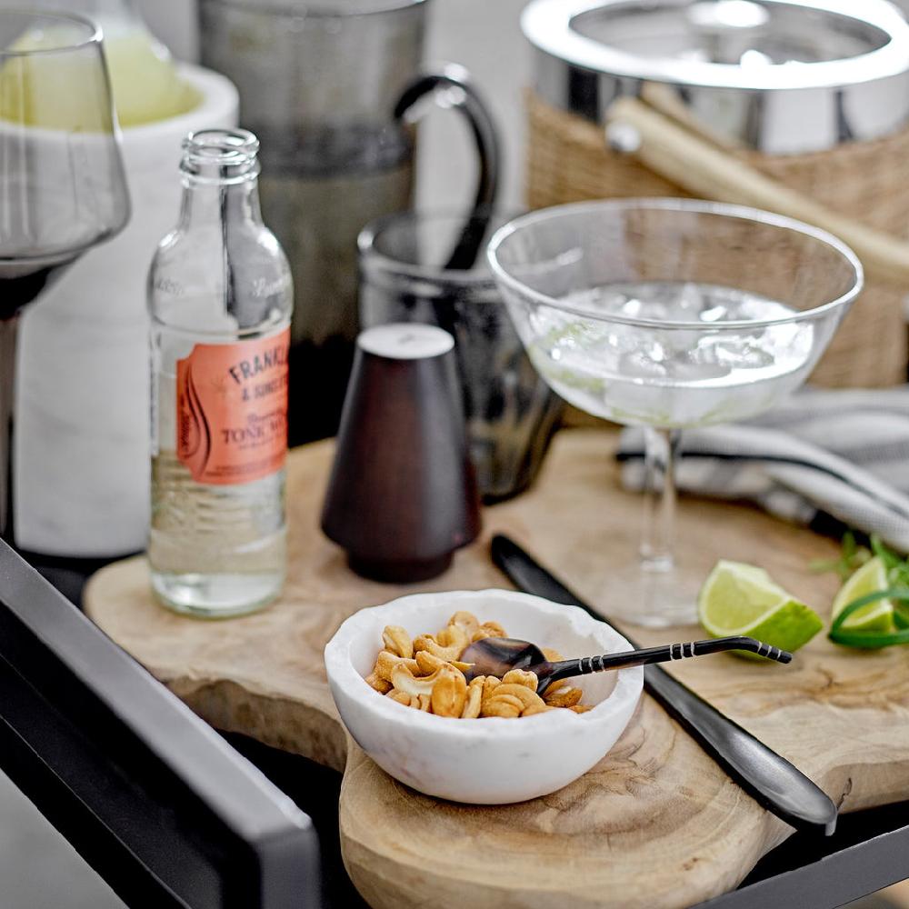 Greige Large Hammered Cocktail Glass - Set Of Four