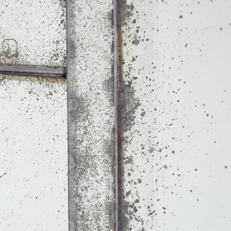 Greige Large Venetian Antiqued Mirror