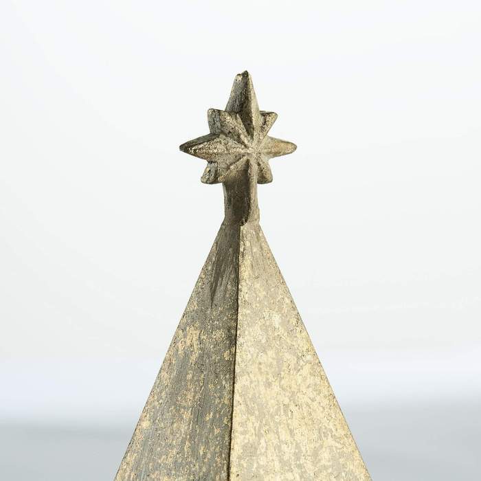 Greige Light Antique Gold Christmas House