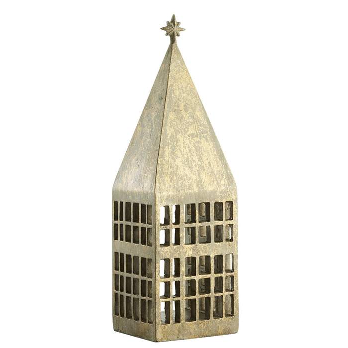 Greige Light Antique Gold Christmas House