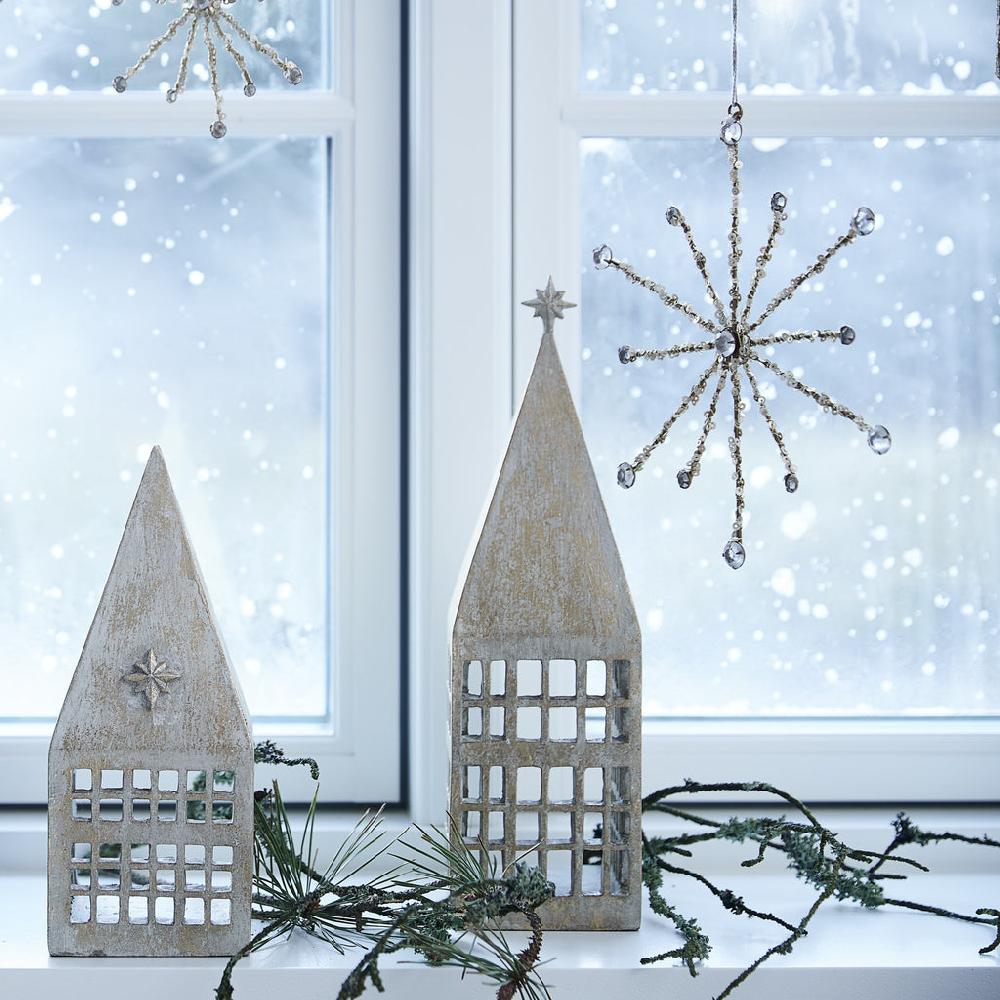 greige Light Antique Gold Christmas House