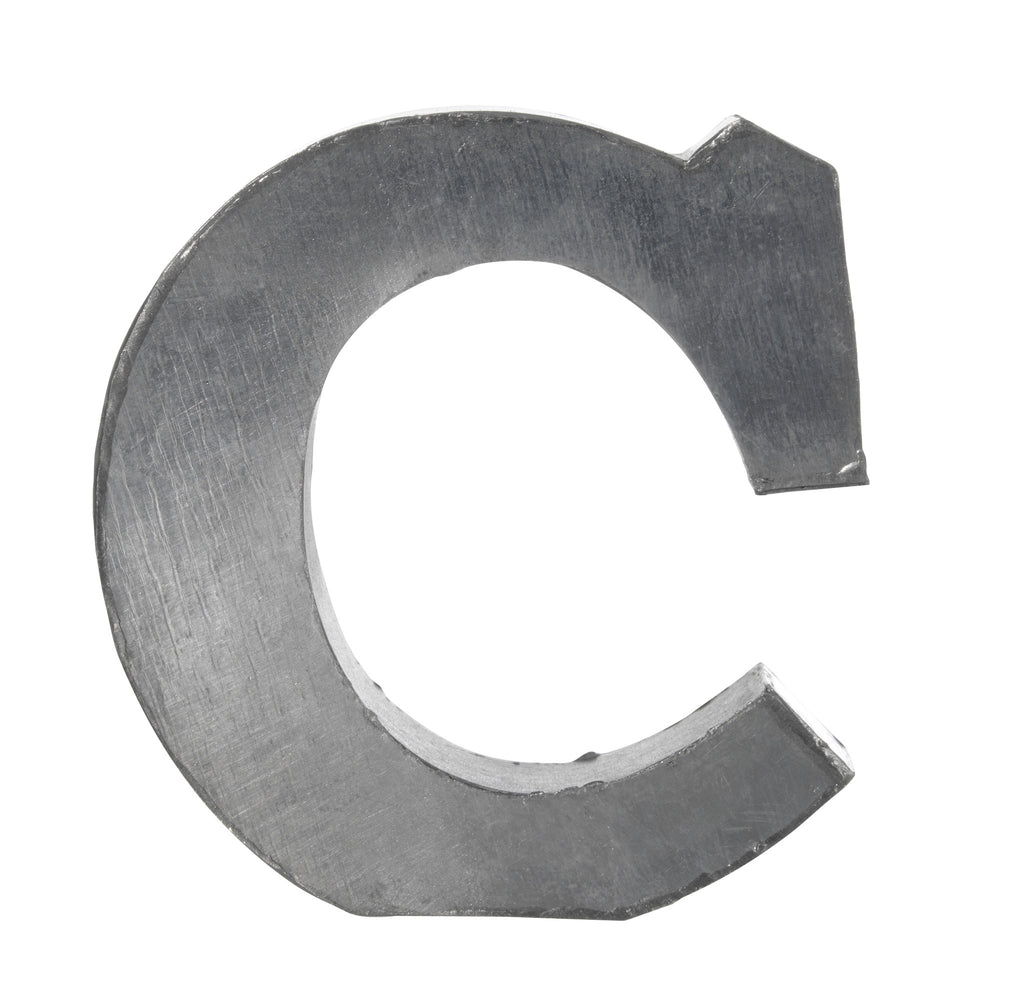 Greige Little Zinc Letters And Ampersand