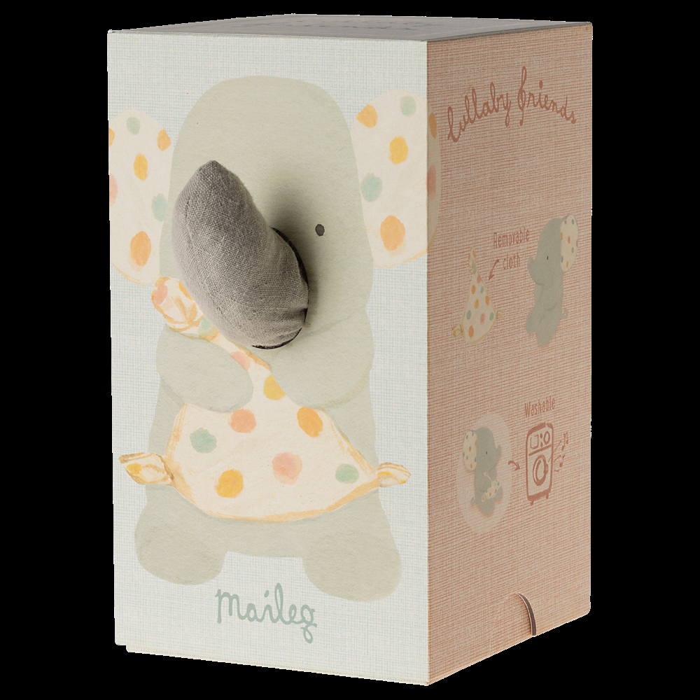 Greige Lullaby Elephant - Maileg