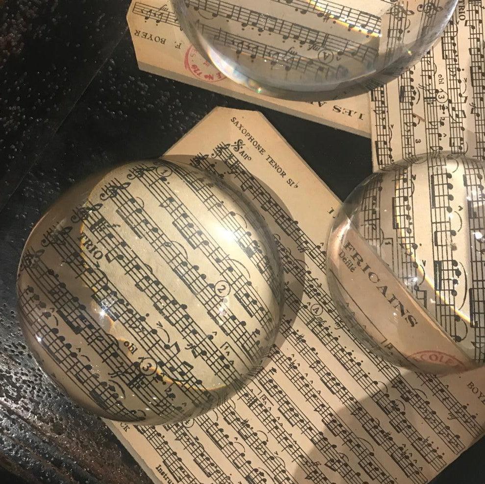 Greige Magnifying Glass Paperweights - Set Of Six
