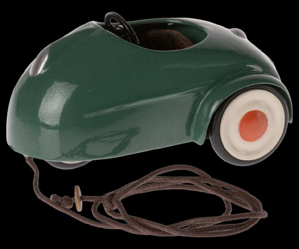 greige Maileg Car - Dark Green
