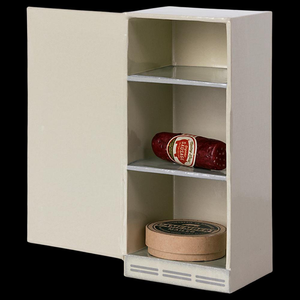 Greige Maileg Cooler Fridge - Mouse