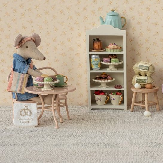 Greige Maileg Denim Dress And Bag For Mum Mouse