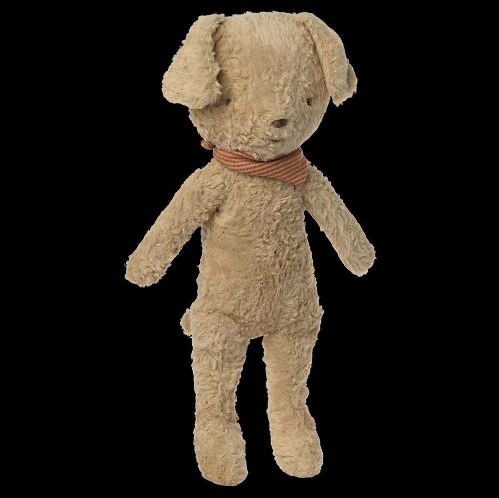 greige Maileg Dog Plush