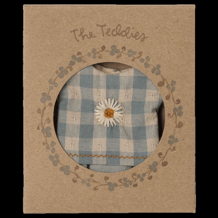 Greige Maileg Dress For Teddy Mum