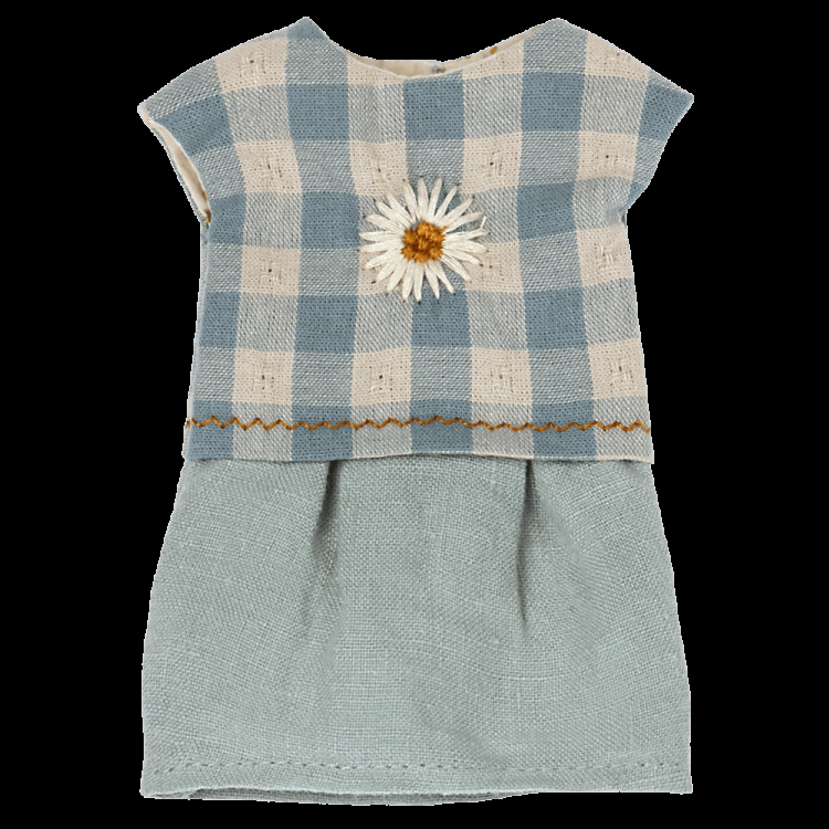 greige Maileg Dress for Teddy Mum