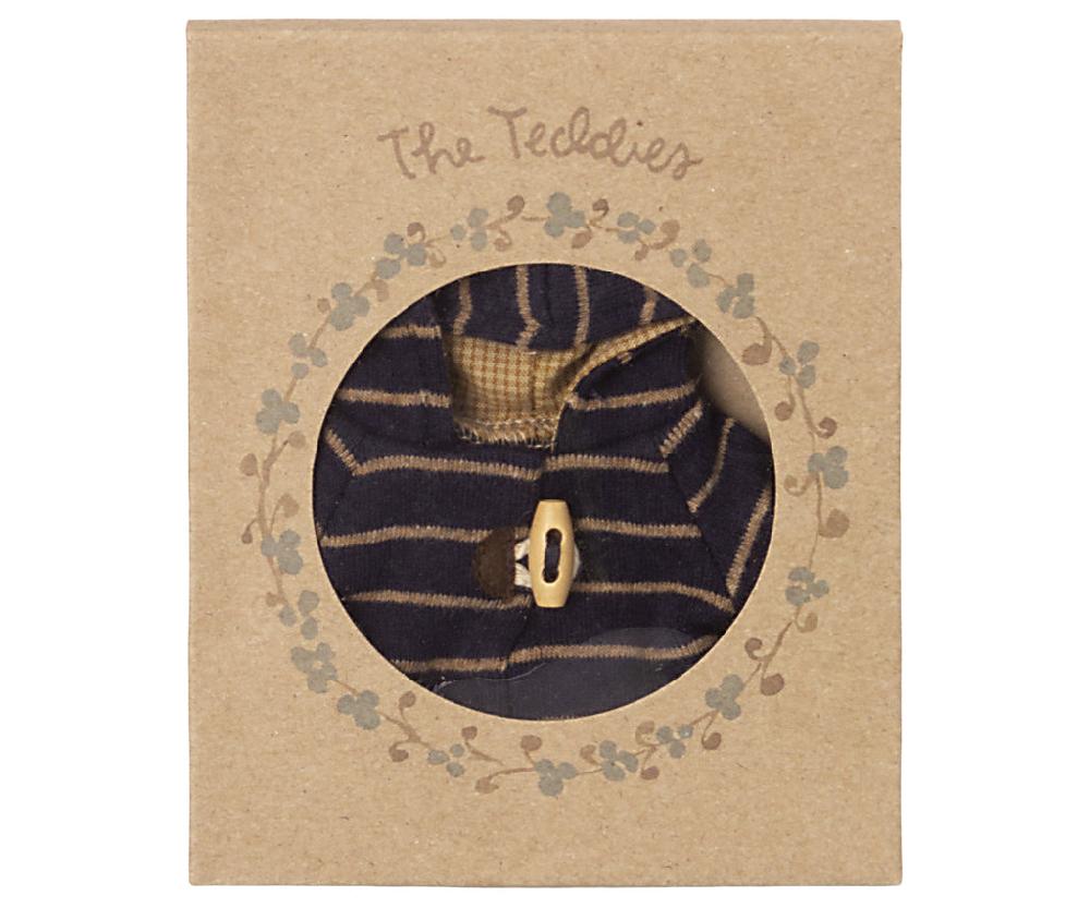 Greige Maileg Duffle Coat For Teddy Junior