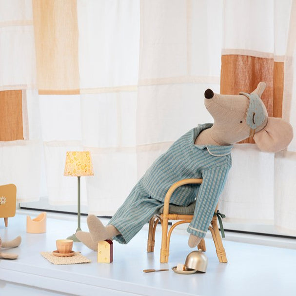Greige Maileg Maxi Mouse In Pyjamas