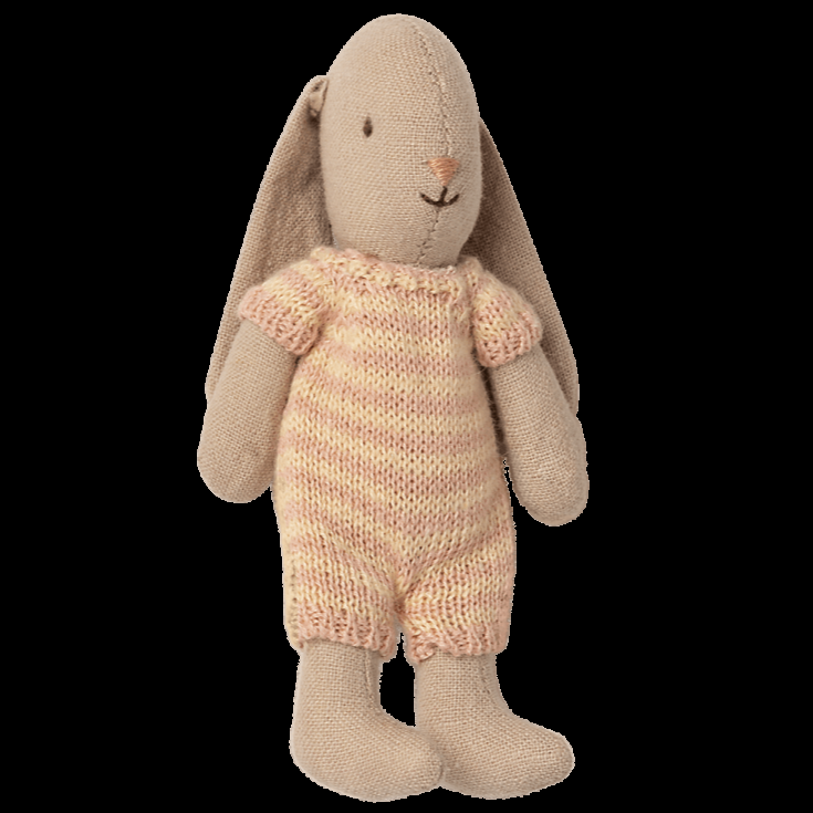 Greige Maileg Micro Bunny