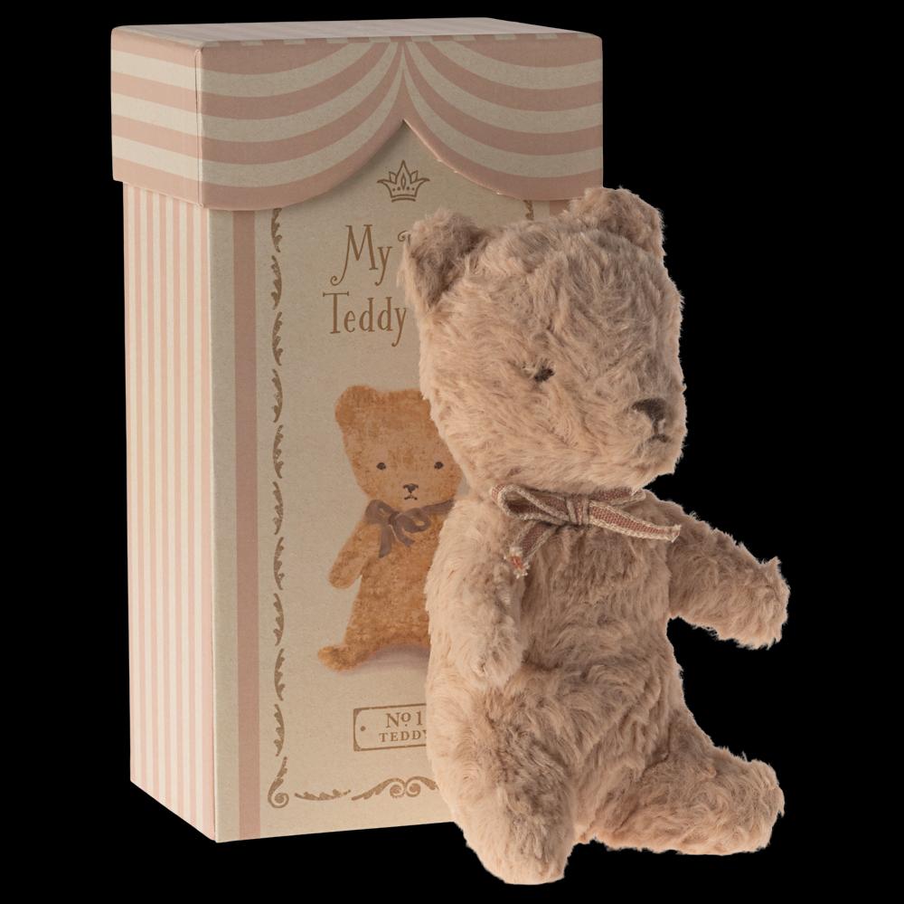 greige Maileg My First Teddy - Powder