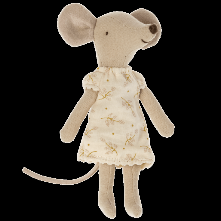 Greige Maileg Nightgown For Big Sister Mouse