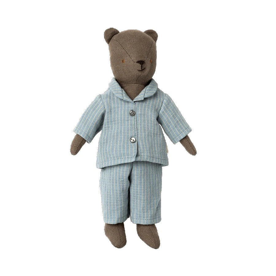 Greige Maileg Pyjamas For Teddy Dad