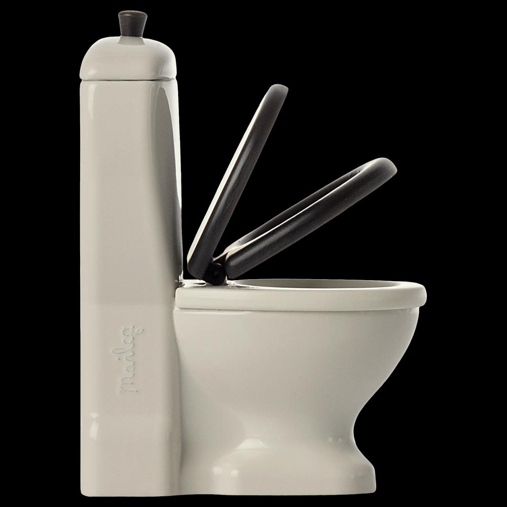 Greige Maileg Toilet Mouse