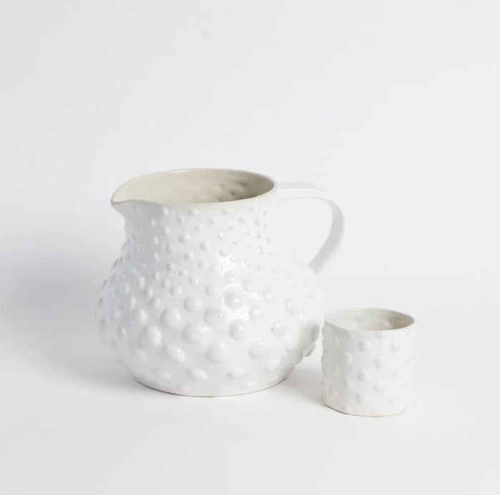 Greige Margeaux Jug From Olsson & Jensen Sweden