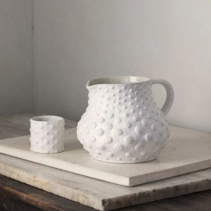 Greige Margeaux Jug From Olsson & Jensen Sweden