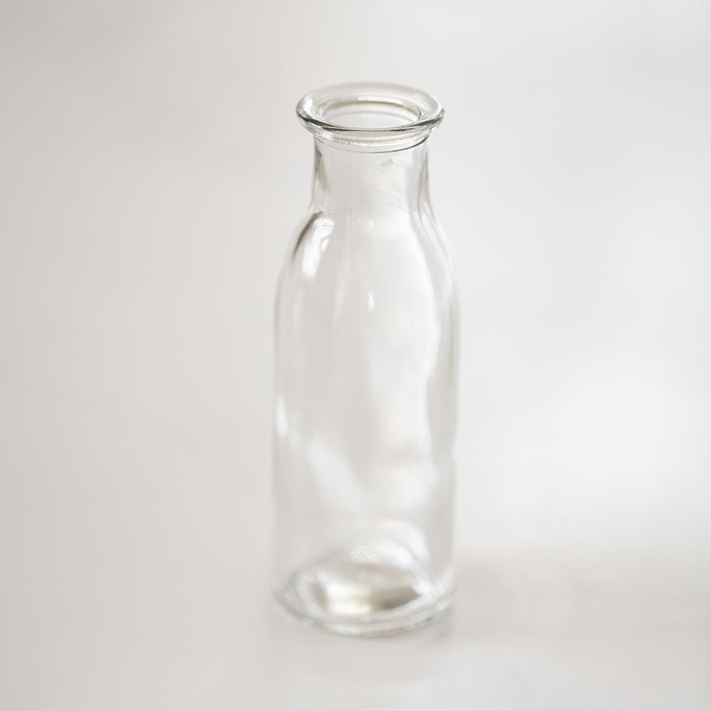 Greige Mini Glass Bottle - Set Of Six
