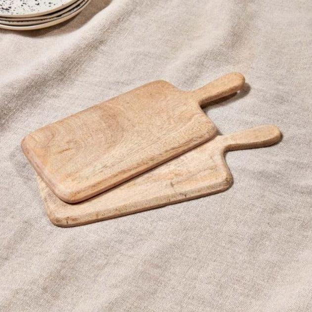 greige Mini Mango Wood Chopping Board