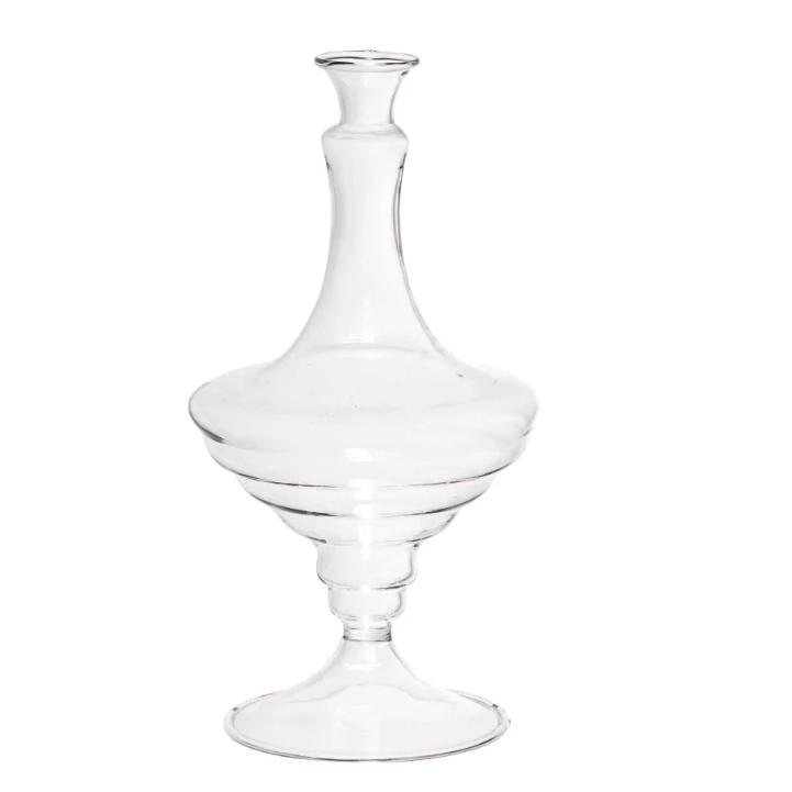 Greige Mini Mouth-blown Glass Vases