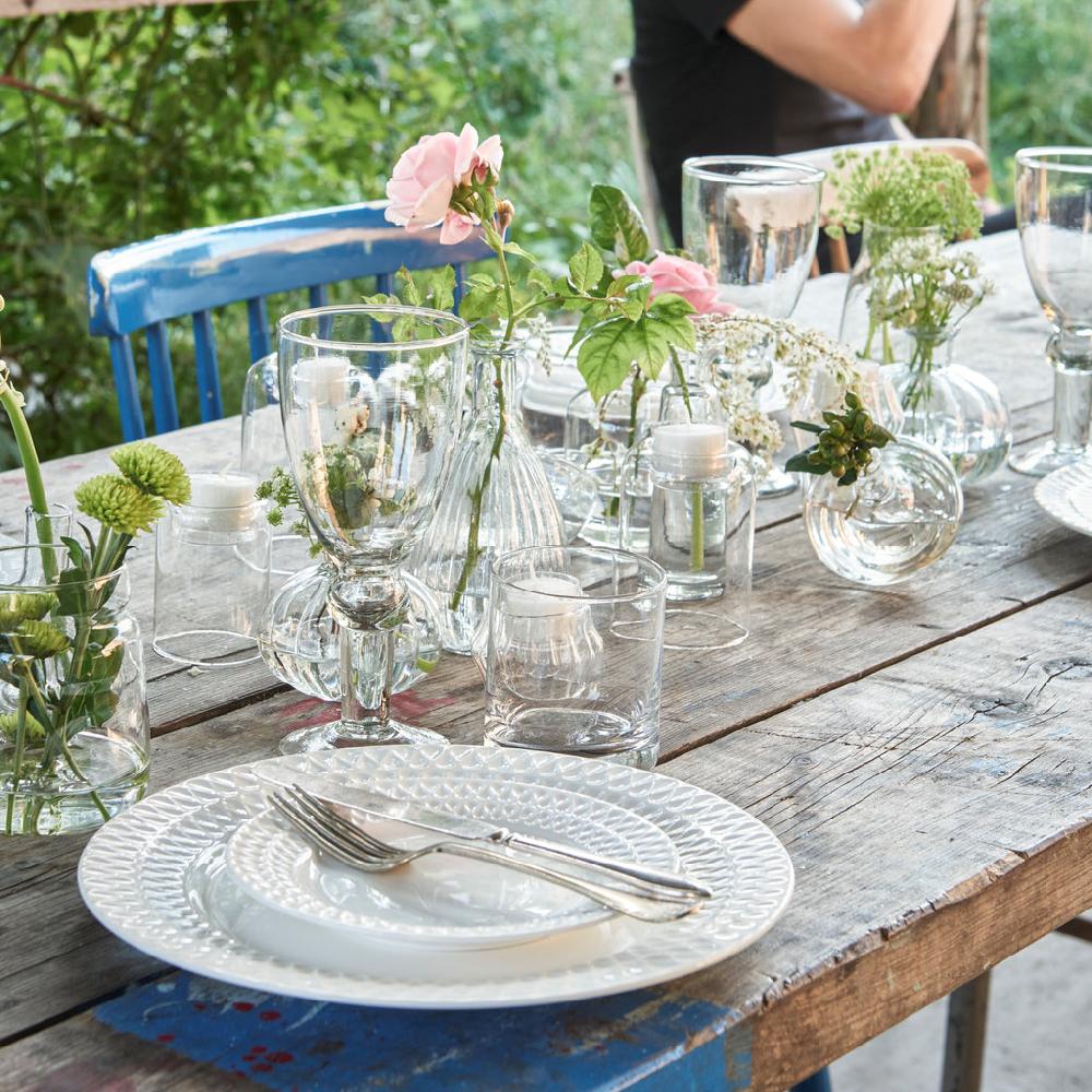 Greige Mini Pumpkin Shape Glass Vase - Two Sizes