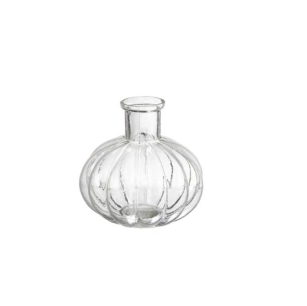 greige Mini Pumpkin Shape Glass Vase - Two Sizes