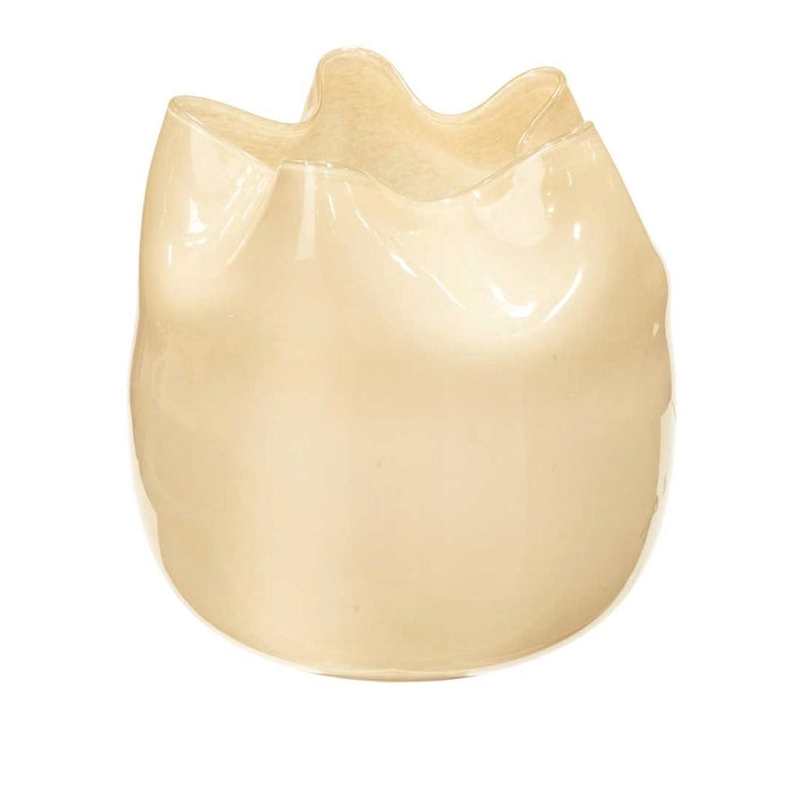 Greige Mouth Blown Vase - Esther - Broste Copenhagen