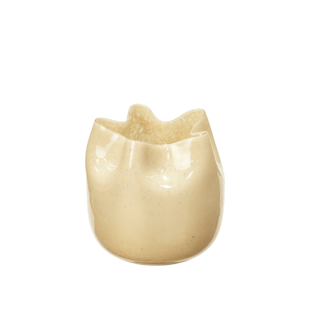greige Mouth Blown Vase - Esther - Broste Copenhagen