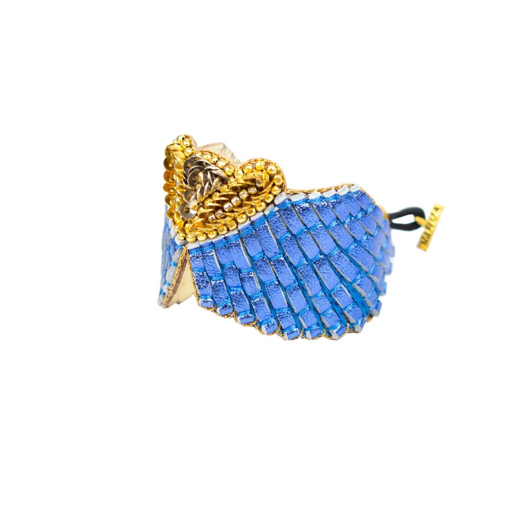 Greige Nahua Angy Bracelet - Blue