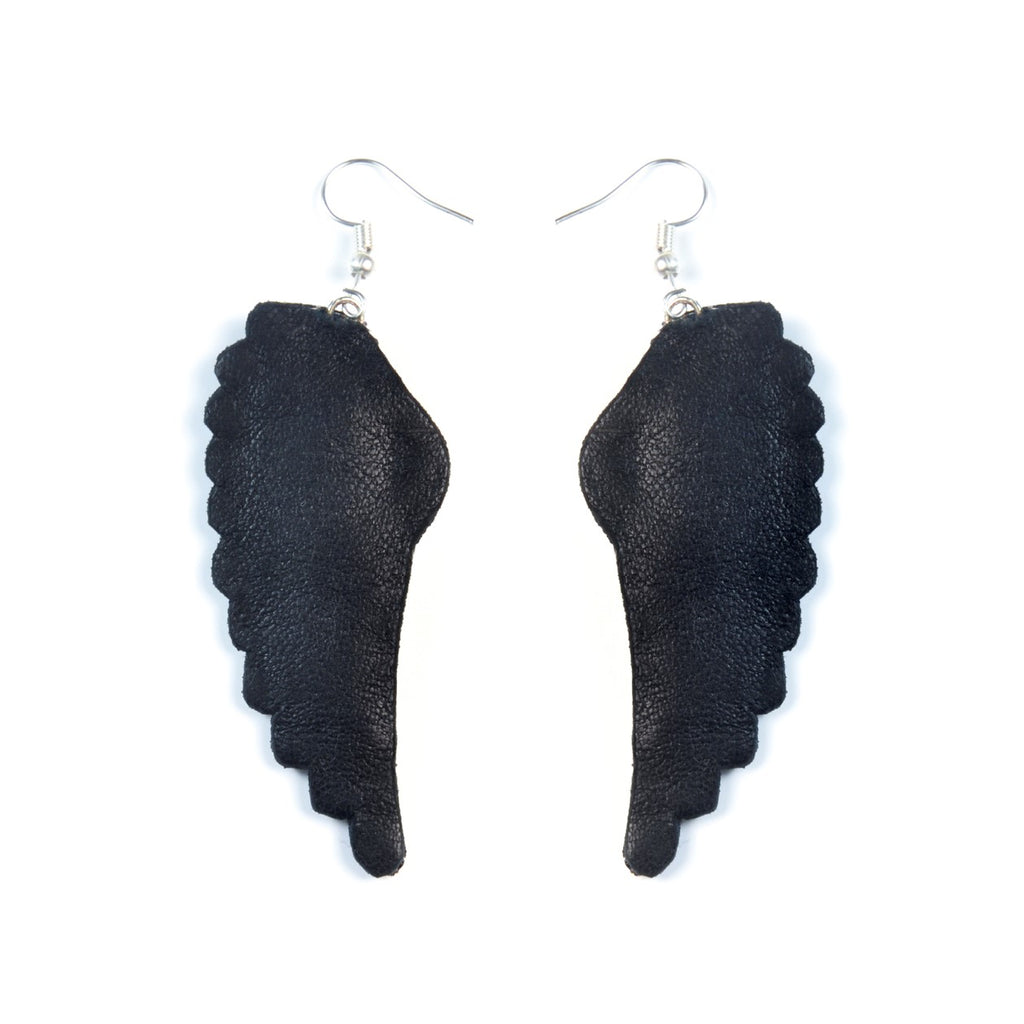 Greige Nahua Anita Earrings - Black
